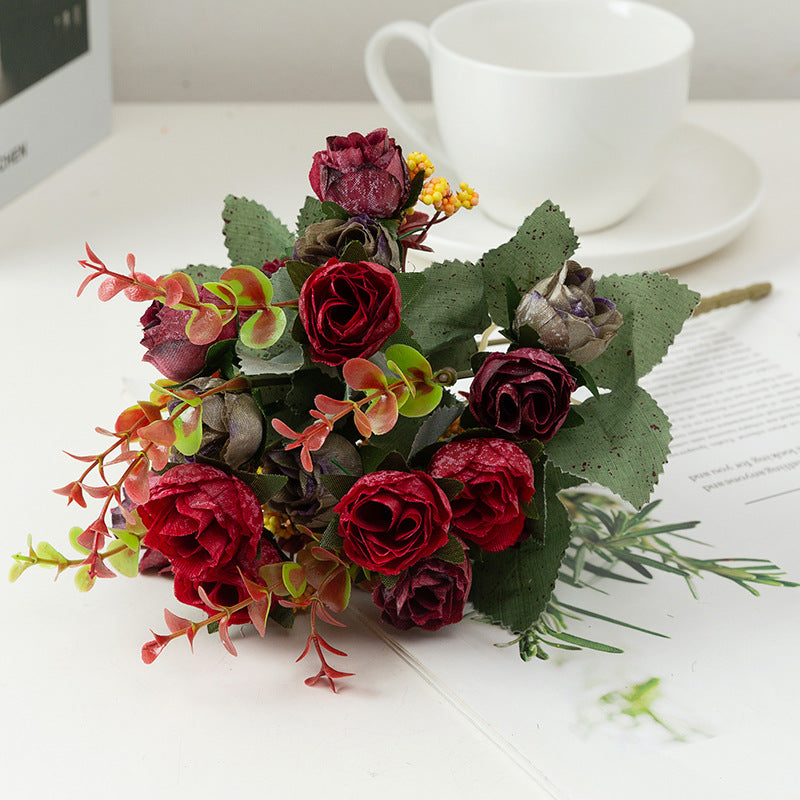 Luxury Silk Diamond Rose Bouquet