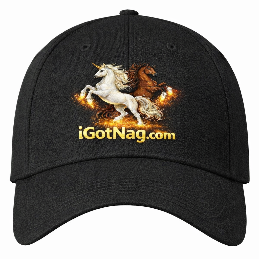 Cap. iGotNag.com Signature Fantasy Horses Baseball Cap