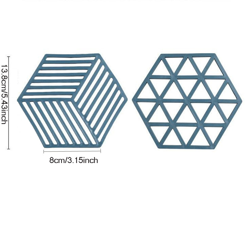 Nordic Hexagon Silicone Coasters