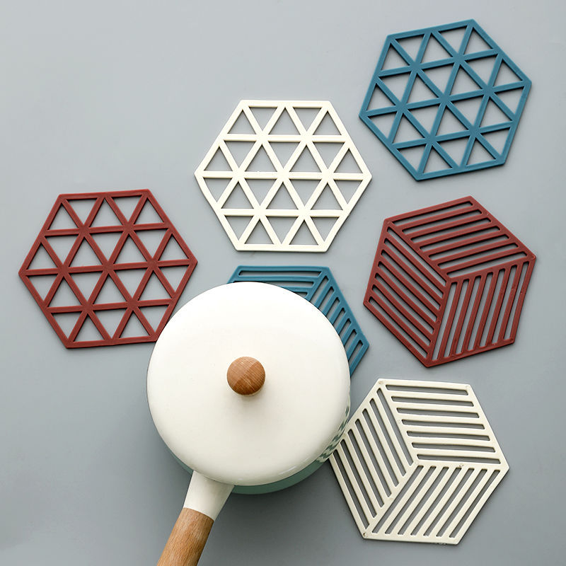 Nordic Hexagon Silicone Coasters