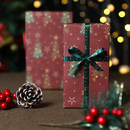 Festive Print Gift Ribbon