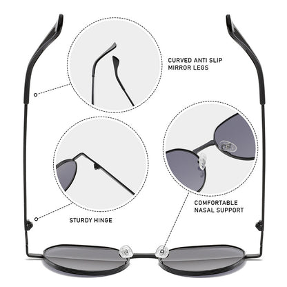 Round Metal Sunglasses UV400 Sunglasses