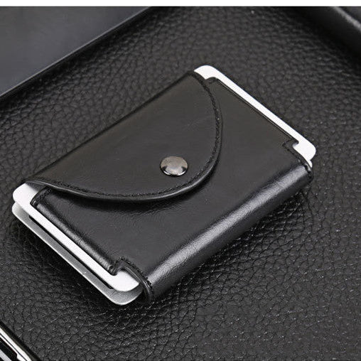 Blocking Leather Card Holder