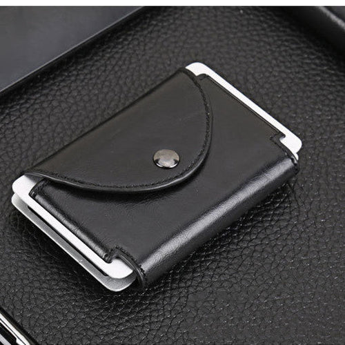 Blocking Leather Card Holder