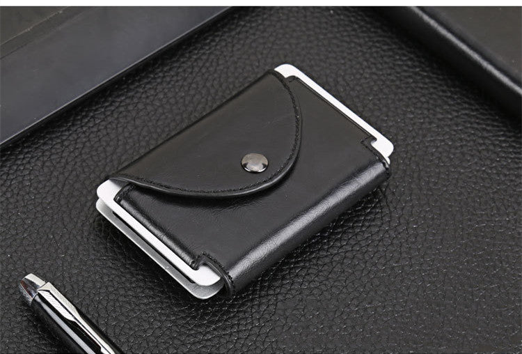 Blocking Leather Card Holder