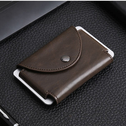 Blocking Leather Card Holder