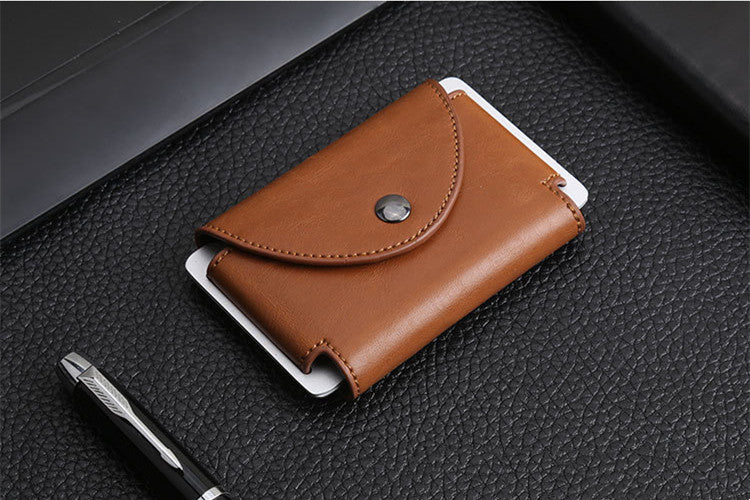 Blocking Leather Card Holder