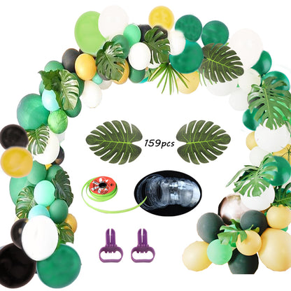 Green Forest Animal Balloons