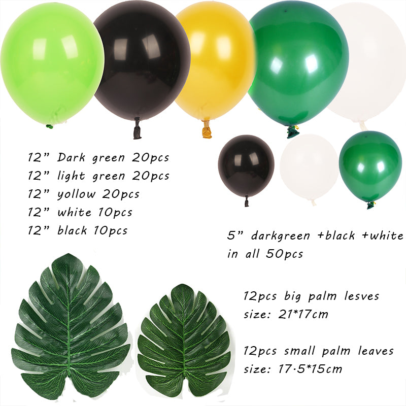 Green Forest Animal Balloons