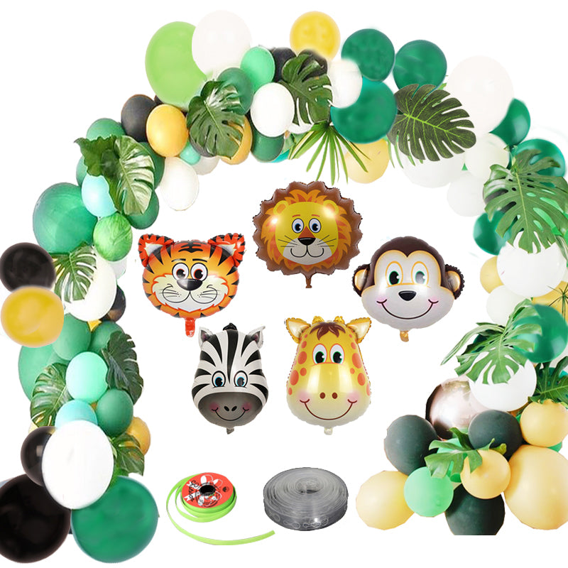 Green Forest Animal Balloons