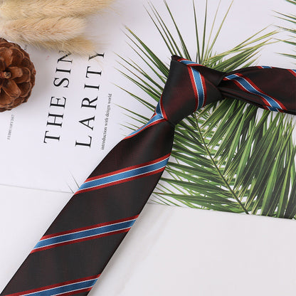 Men's Narrow Jacquard Tie