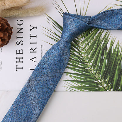 Men's Narrow Jacquard Tie