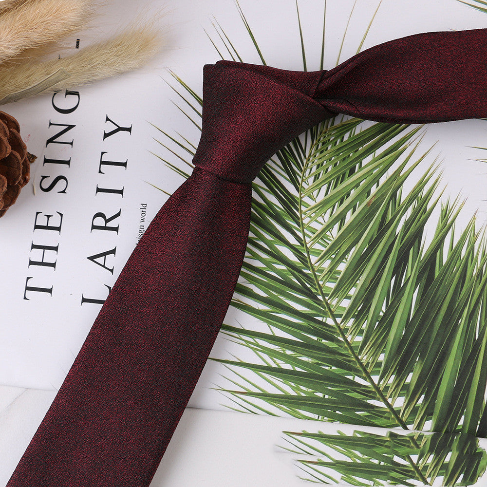 Men's Narrow Jacquard Tie