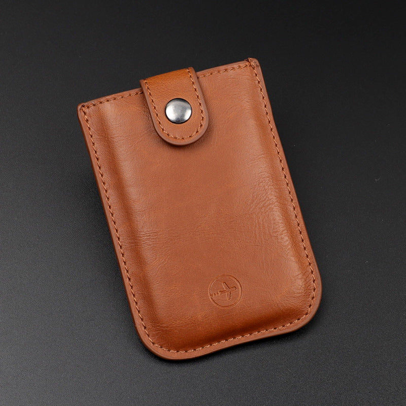 Pull-Out PU Leather Card Holder