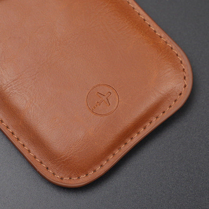 Pull-Out PU Leather Card Holder