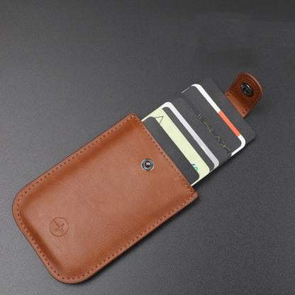 Pull-Out PU Leather Card Holder