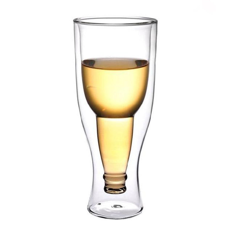 Double Wall Insulated Beer Glass