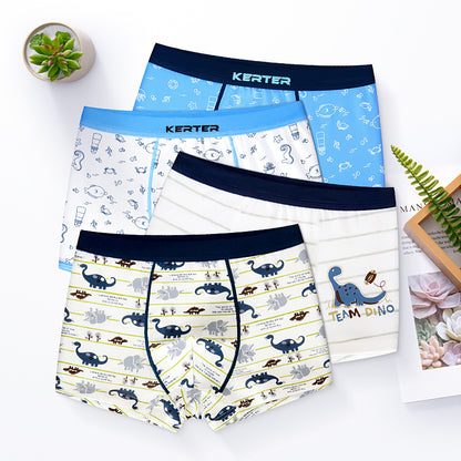 Boys Cotton Boxer Briefs