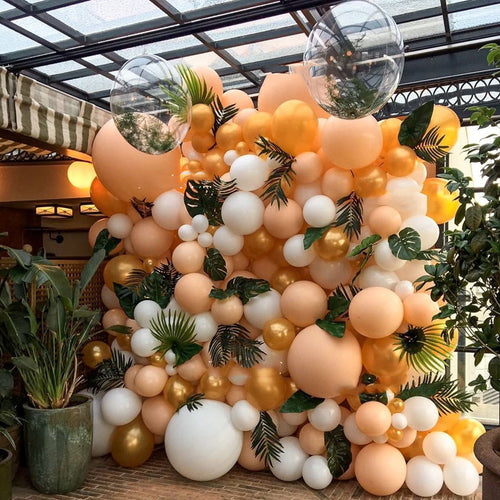 Maca Orange Balloon Party Kit