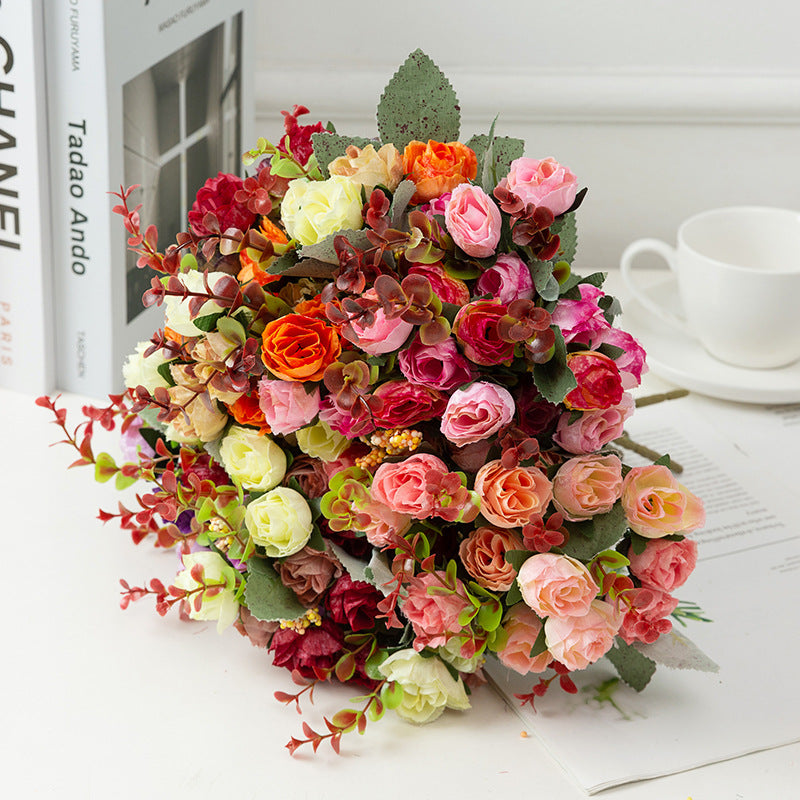 Luxury Silk Diamond Rose Bouquet