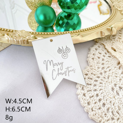 Christmas Acrylic Cake Card
