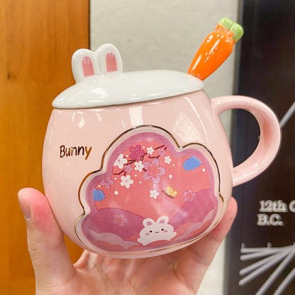 Radish Rabbit Cartoon Mug