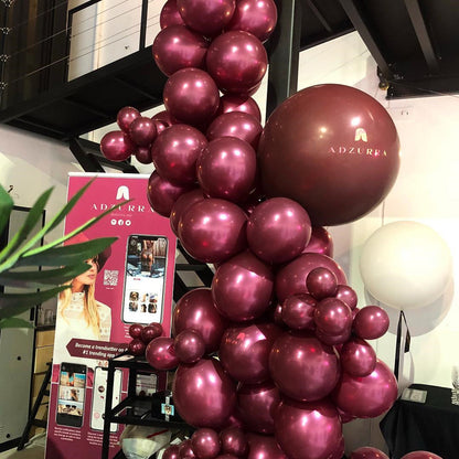 Burgundy Pearl Latex Balloons