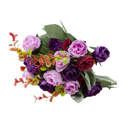 Luxury Silk Diamond Rose Bouquet