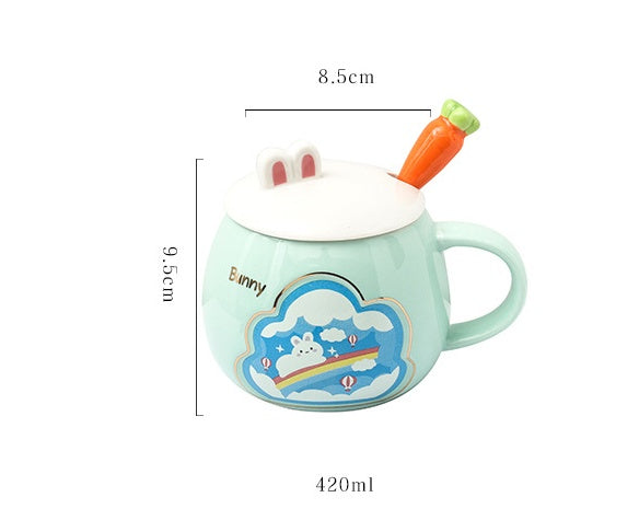Radish Rabbit Cartoon Mug
