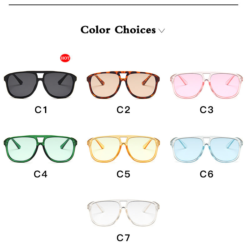 Retro Double Beam Sunglasses