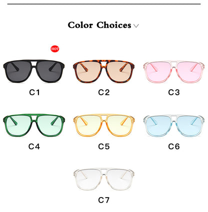 Retro Double Beam Sunglasses