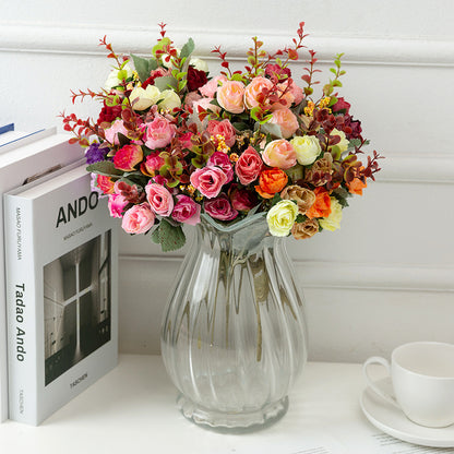 Luxury Silk Diamond Rose Bouquet