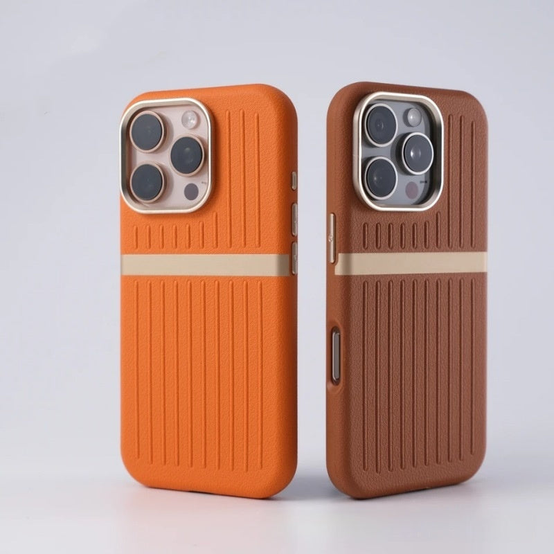 Magnetic Leather Phone Case