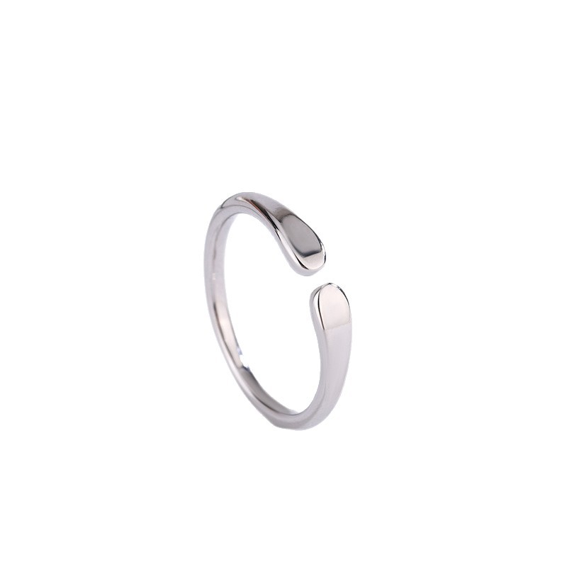 Stainless Steel Ring With A Simple Opening For Promotional Gifts