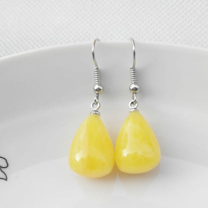 High-end, Sophisticated Beeswax-shaped Earrings