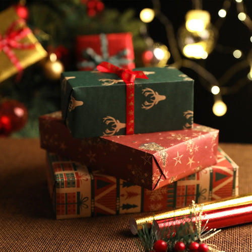 Festive Print Gift Ribbon