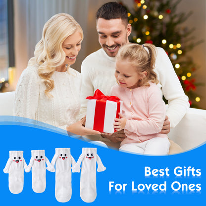 Family Magnetic Hand Holding Socks