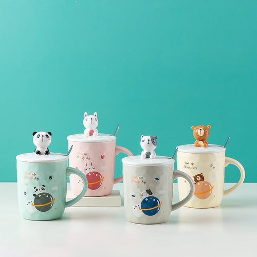 3D Animal Cartoon Mugs