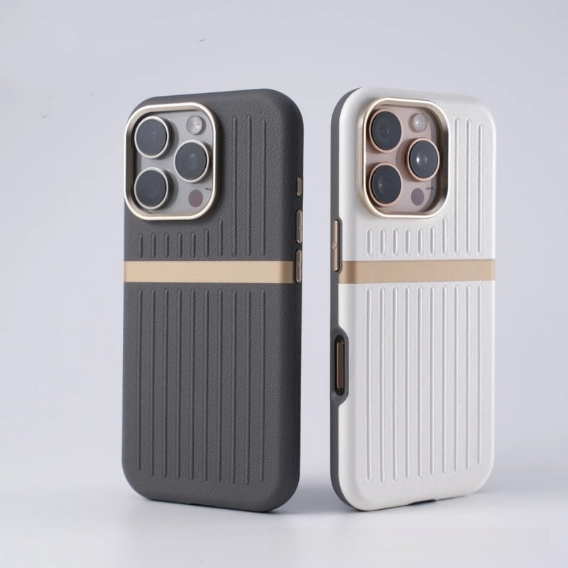 Magnetic Leather Phone Case