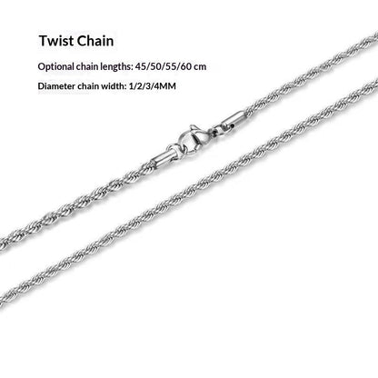 Stainless Steel Chain Men's Versatile Necklace