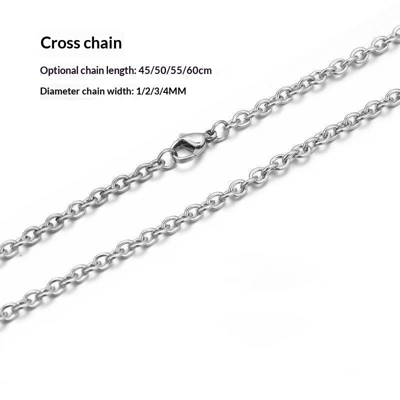 Stainless Steel Chain Men's Versatile Necklace