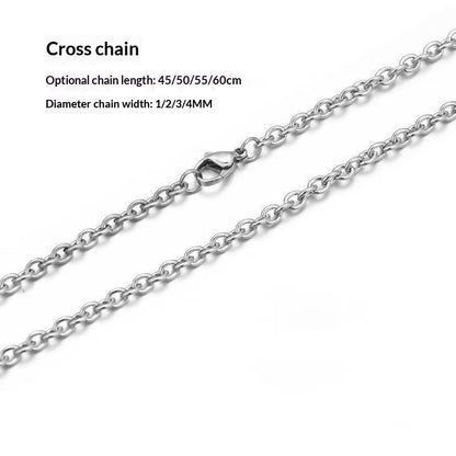 Stainless Steel Chain Men's Versatile Necklace