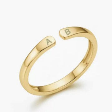 Stainless Steel Ring With A Simple Opening For Promotional Gifts