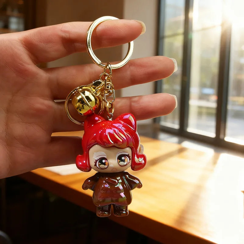 Cute Couple Acrylic Keychain