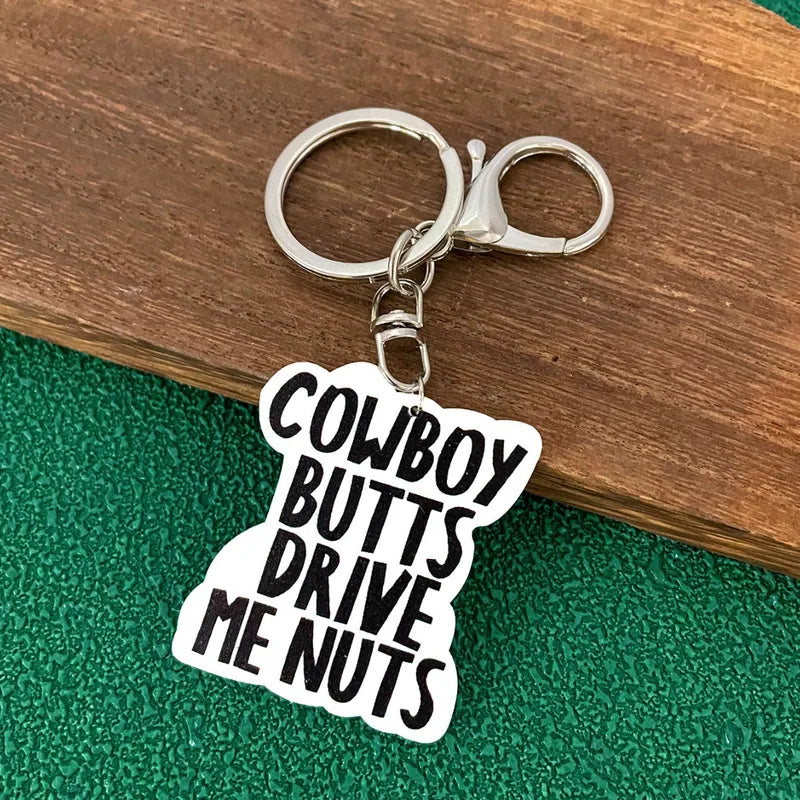 Acrylic Letter Keychain