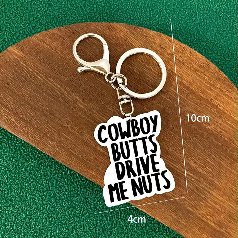 Acrylic Letter Keychain