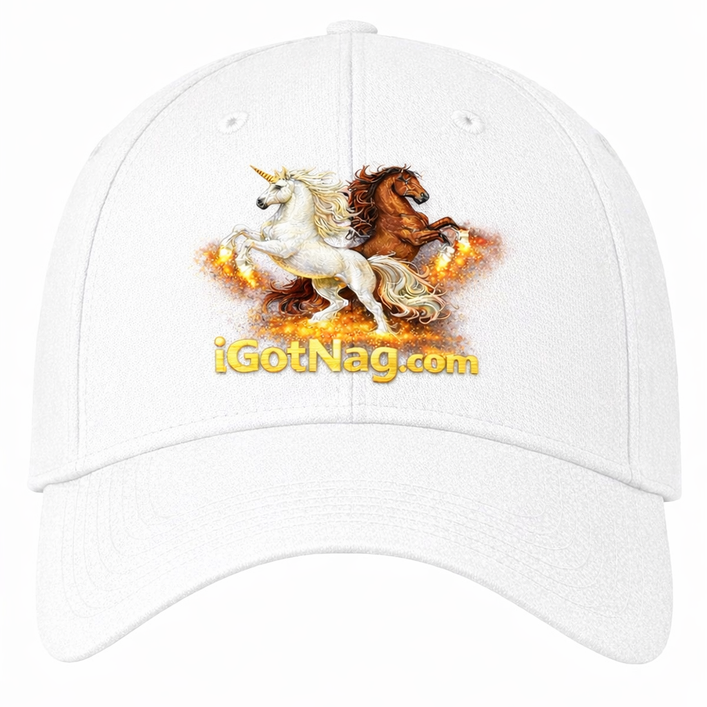 Cap. iGotNag.com Signature Fantasy Horses Baseball Cap