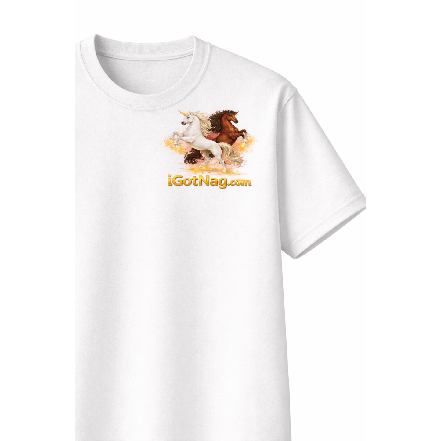 T-Shirt. iGotNag.com Signature Fantasy Horses T‑Shirt