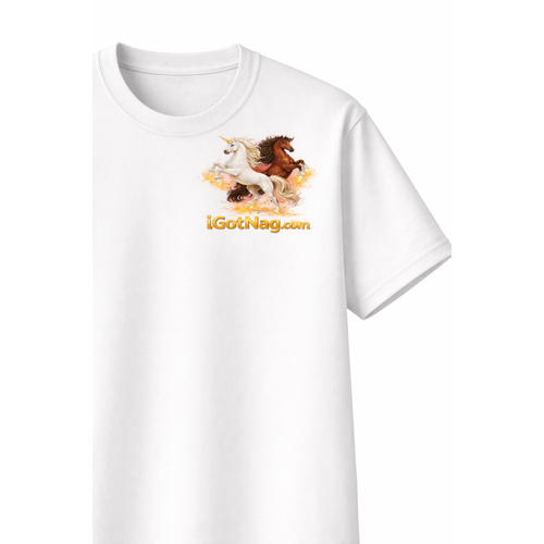 T-Shirt. iGotNag.com Signature Fantasy Horses T‑Shirt