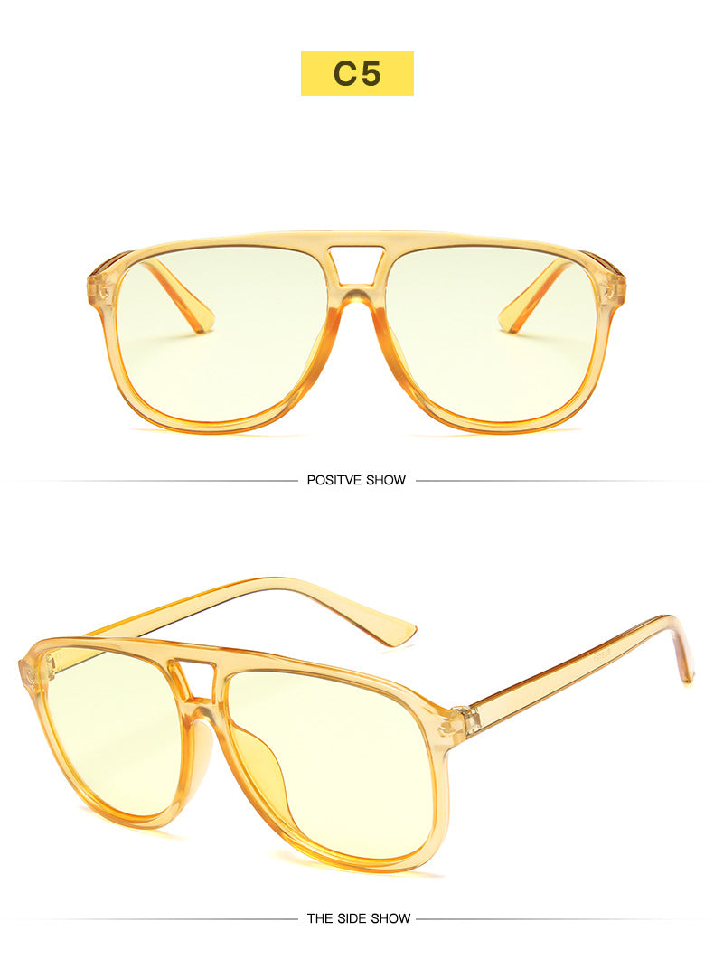 Retro Double Beam Sunglasses